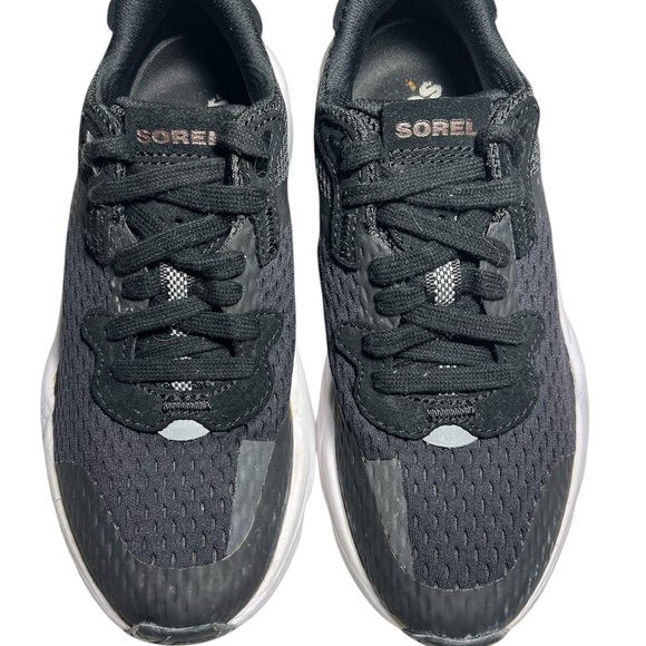 SOREL Kinetic RNEGD Black and White‎ Women's Sneakers Sz 8 - Picture 6 of 9